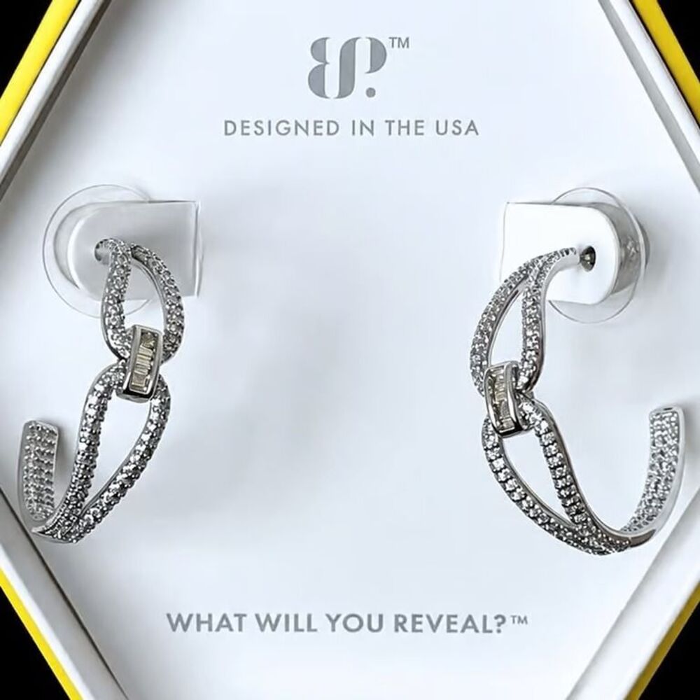 Beautiful BP OG Silver Hoops